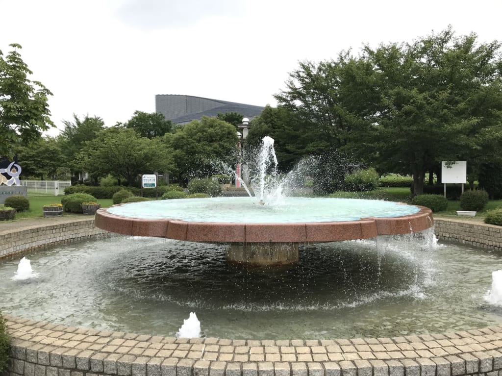 せせらぎ公園の噴水