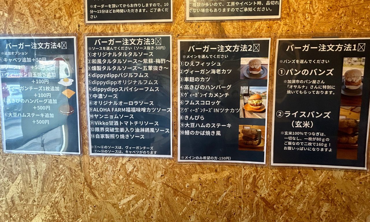 バーガー注文