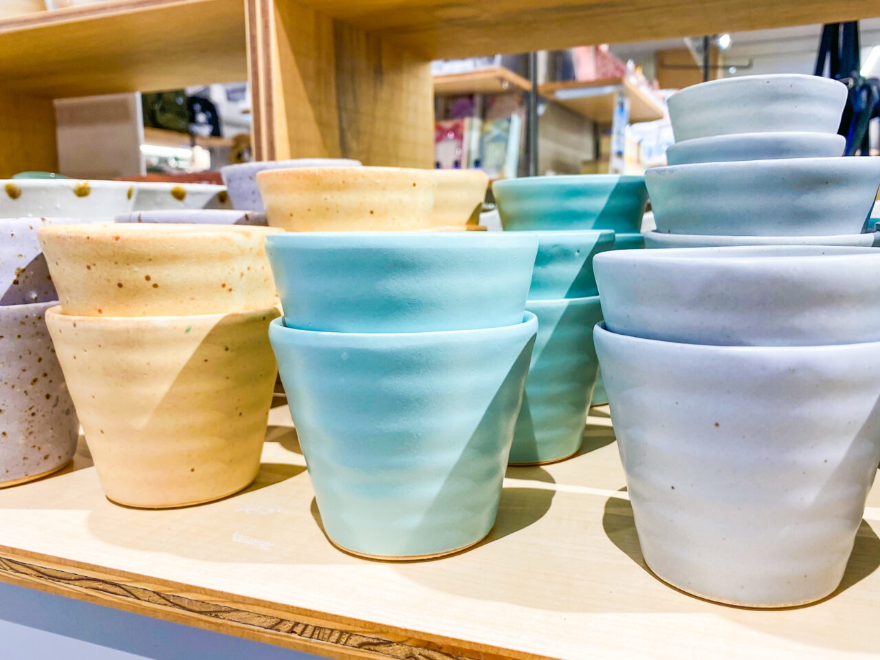 フジモール吹上のTSUTAYAで益子焼陶器市のフェア開催中