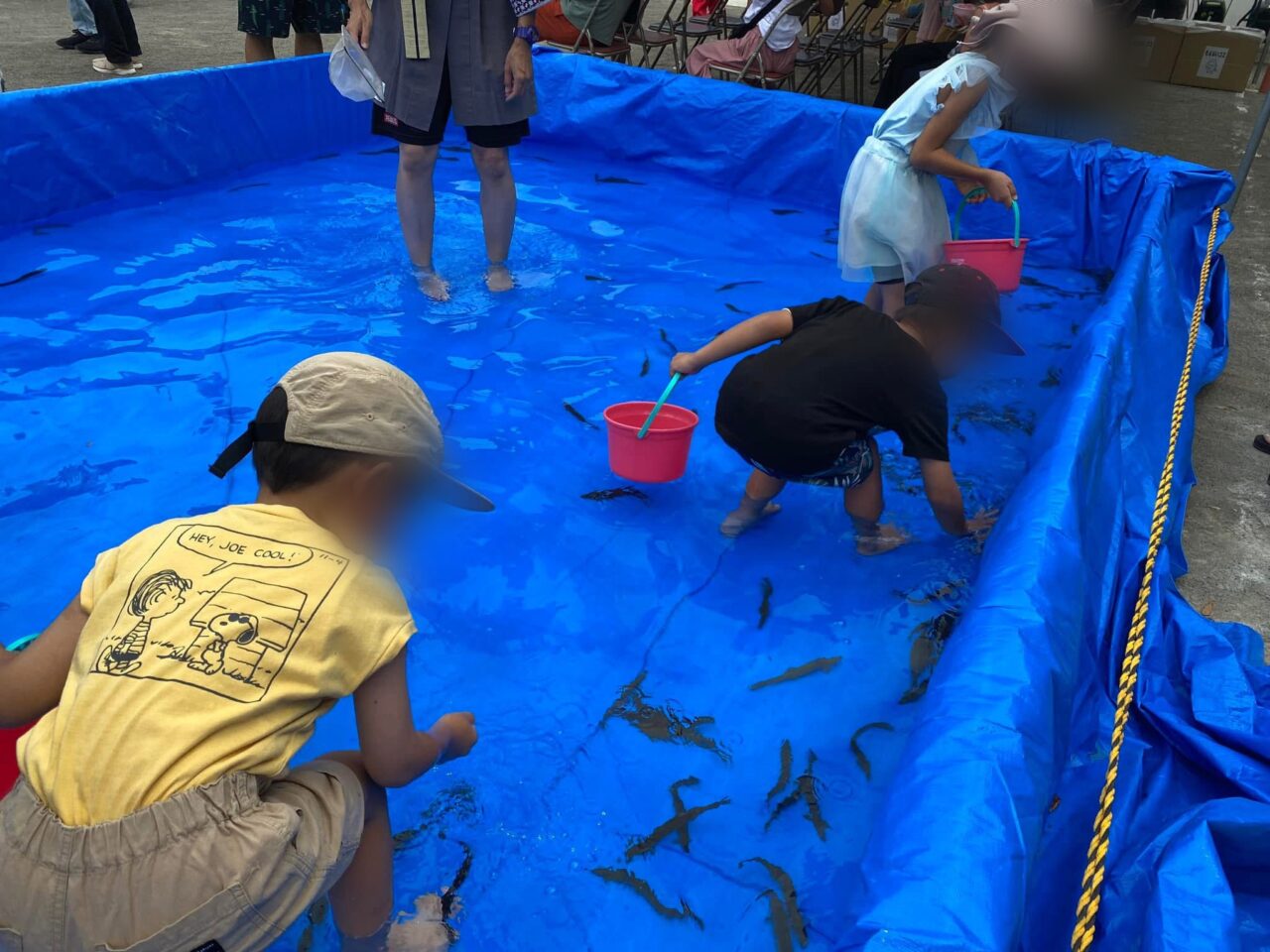 鴻巣幼稚園かえで祭どじょうすくい