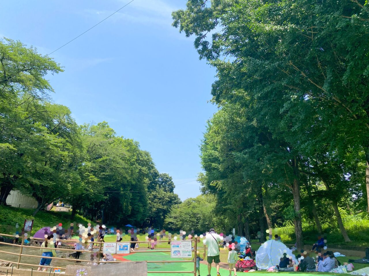 北本市子供公園のせせらぎ