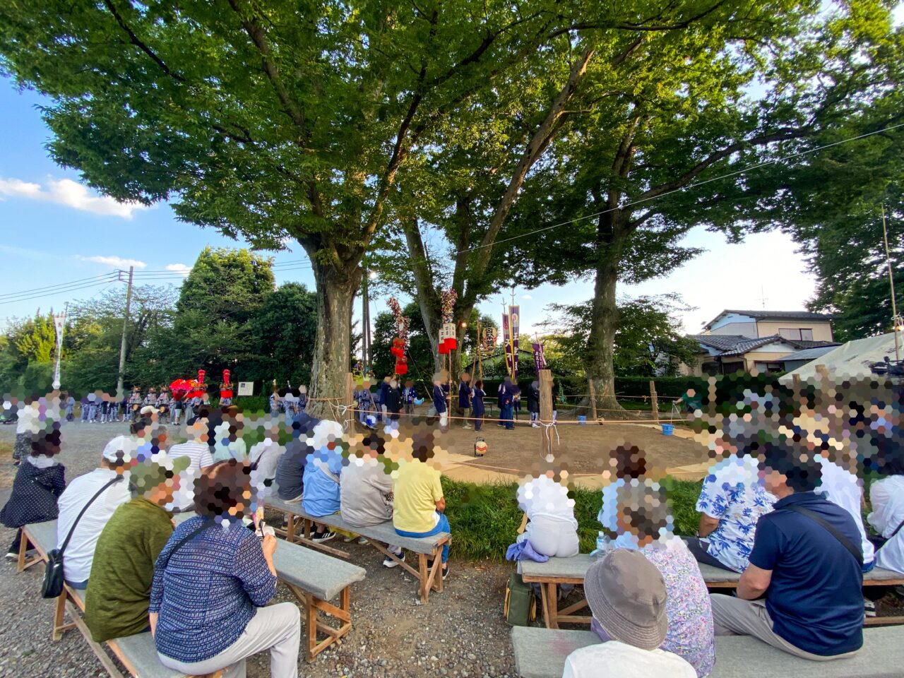 原馬室ささら獅子舞の8月の祭典