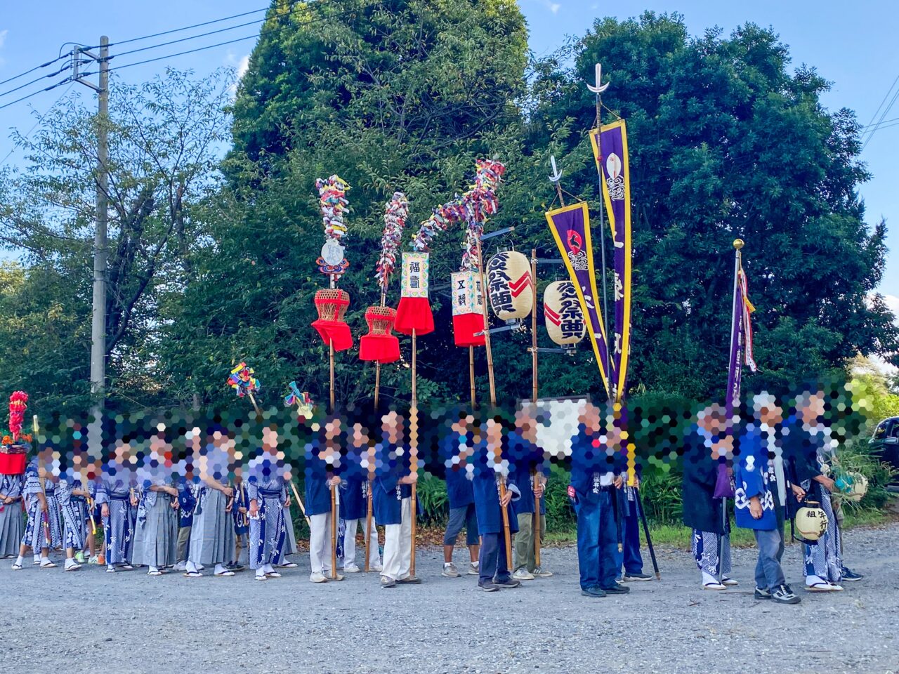 原馬室ささら獅子舞の8月の祭典