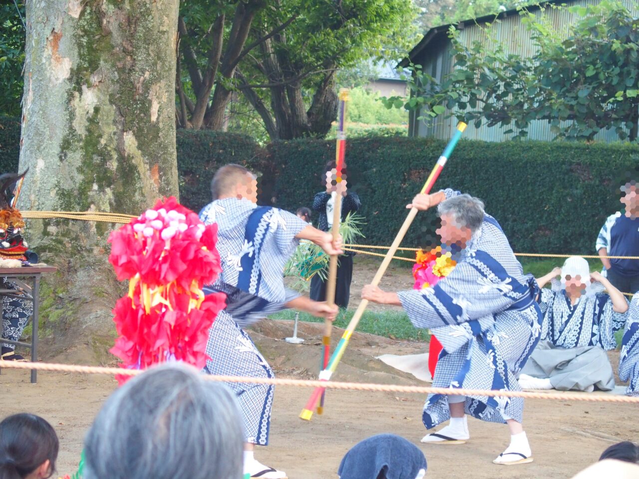 原馬室ささら獅子舞の8月の祭典