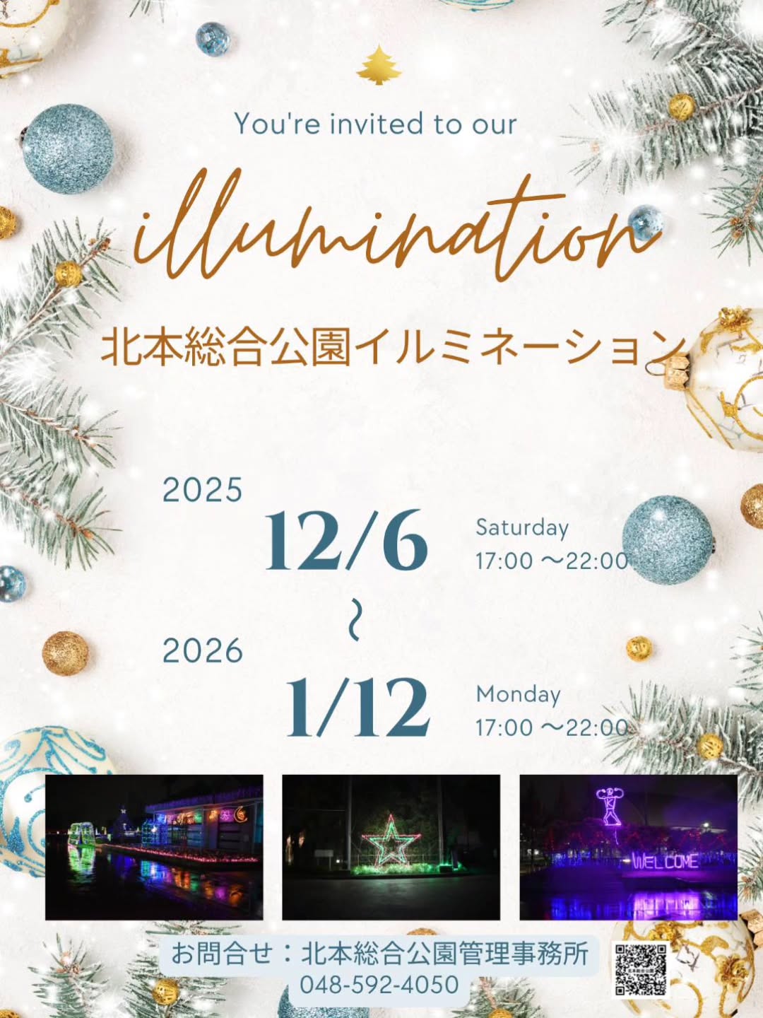 北本総合公園イルミネーション